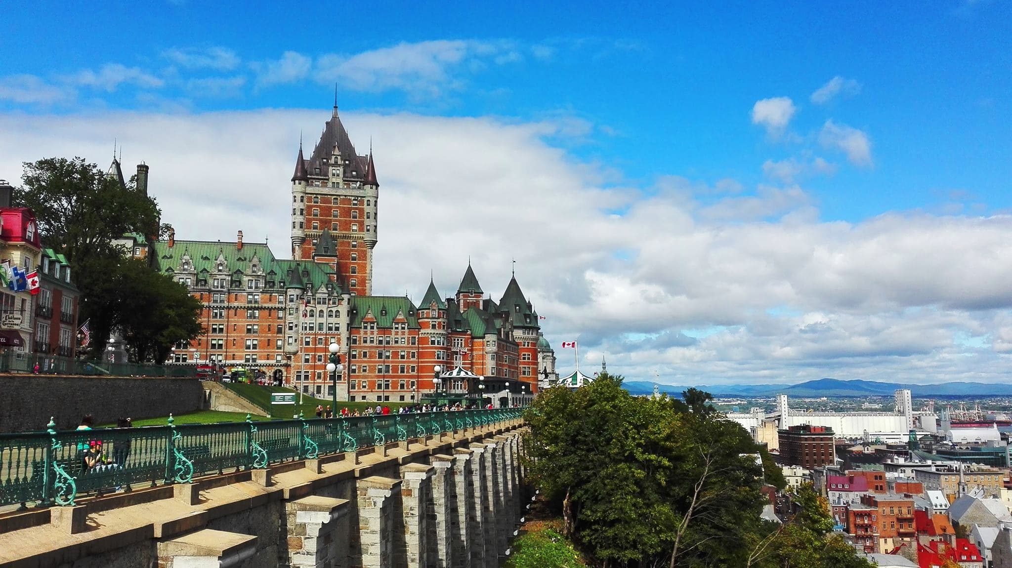 Vue de la ville de Québec avec le Château Frontenac